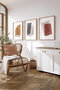 Wallity Artsycllct43 Conjunto de 3 Pinturas Decorativas Enmarcadas